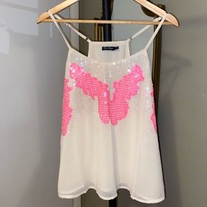 The Rage Sequin Tank Top size Small
